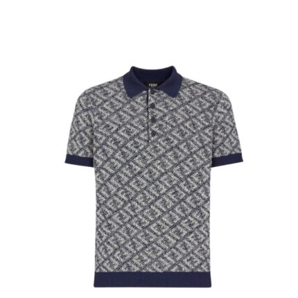 Fendi Monogram-pattern Polo Shirt