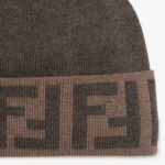Fendi FF Intarsia-knit Beanie - Image 2