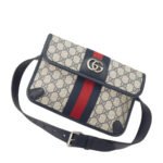 Gucci Ophidia Belt Bag - Navy Blue - Image 4