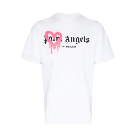 Palm Angels Palm Beach Sprayed Logo T-Shirt