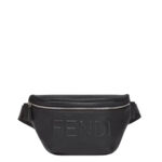 Fendi Logo-embossed Leather Belt Bag