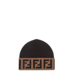 Fendi FF Intarsia-knit Beanie