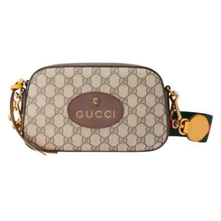Gucci GG Supreme Messenger Bag - Beige