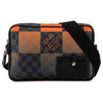 Louis Vuitton Graphite Giant Alpha Messenger Bag - Black Orange