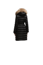 Moncler Leersie Hooded Shearling Long Down Jacket - Image 2
