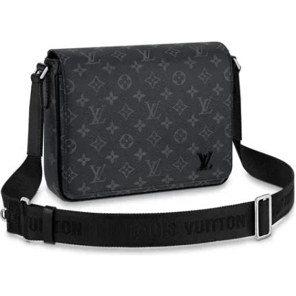 Louis Vuitton District Monogram Eclipse Bag - Black