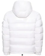 Moncler White Maya Short Down Jacket - Image 3
