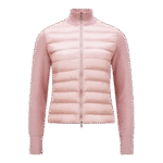 Moncler Women's Padded-Panel Wool Cardigan