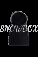 Moncler Black Wool Pom Pom - Image 2