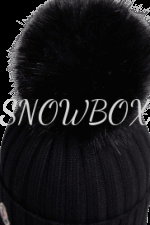 Moncler Black Wool Pom Pom - Image 3
