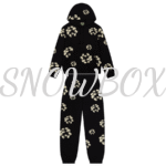 DENIM TEARS TRACKSUIT X CPFM WREATH BLACK