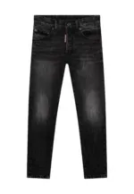 DSQUARED2 - JEANS SLIM FIT DENIM BLACK