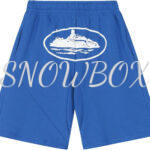 Corteiz OG Alcatraz Shorts Heather Grey