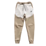 TECH FLEECE JOGGERS - KHAKI & WHITE