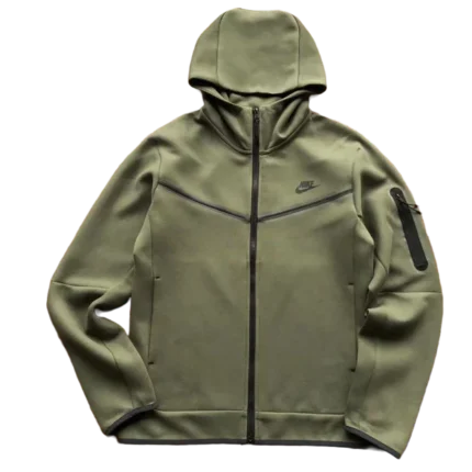 TECH FLEECE HOODIE - ARMY GREEN