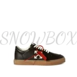 Off-White Black Vulcanized Leather