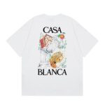 Casablanca t-shirt white and black - Image 3