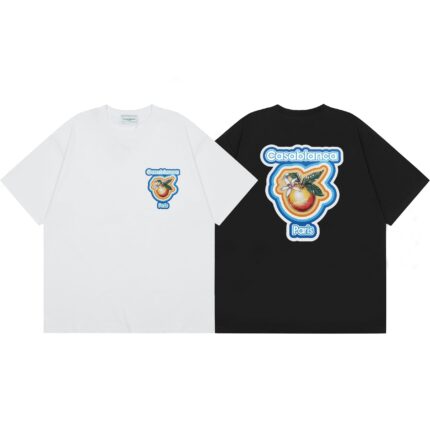 Casablanca t-shirt black and white