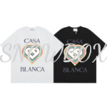 Casablanca t-shirt black and white