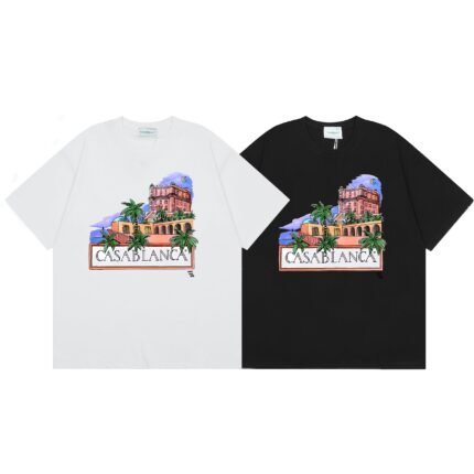 Casablanca t-shirt black and white