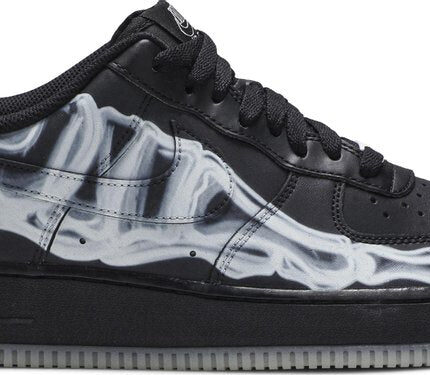 Nike Air Force 1 Low Black Skeleton Halloween