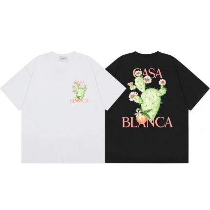 Casablanca t-shirt black and white