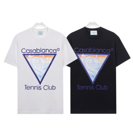 Casablanca t-shirt black and white