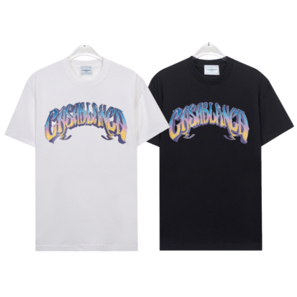 Casablanca t-shirt black and white
