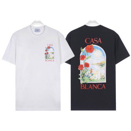 Casablanca t-shirt black and white