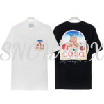 Casablanca t-shirt whit and black