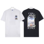 Casablanca t-shirt black and white