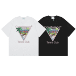 Casablanca t-shirt black and white