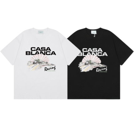 Casablanca t-shirt black and white