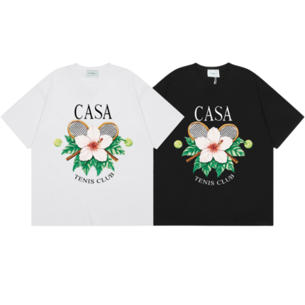 Casablanca t-shirt black and white