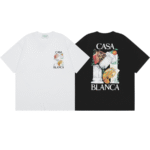Casablanca t-shirt white and black