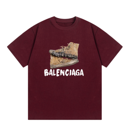 Balenciaga red t-shirt