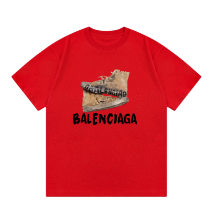 Balenciaga red t-shirt