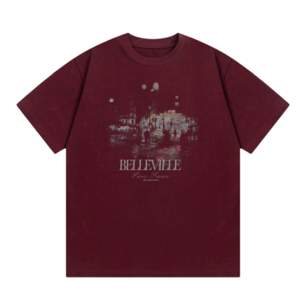 Balenciaga red t-shirt