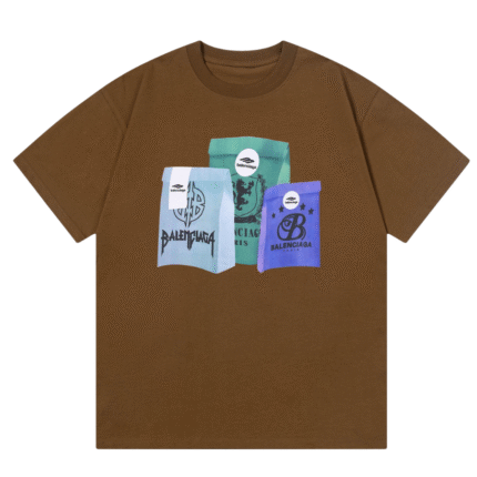Balenciaga t-shirt Brown
