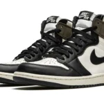 The Air Jordan 1 “Dark Mocha” progresses