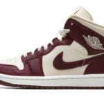 The Women’s Air Jordan 1 Mid “Split Cherrywood Red