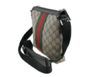 GUCCI SUPREME COATED CANVAS WEB FLAT MESSENGER BAG - Image 2