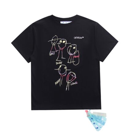Off white t-shirt Black
