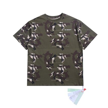 Off white t-shirt Green