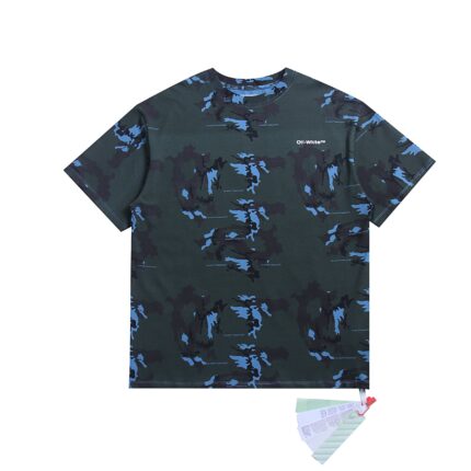 Off white t-shirt Blue