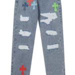 Chrome hearts jeans Light Blue