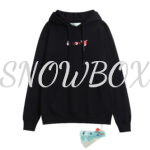 Off white hoodie Black