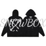 Off white hoodie Black