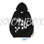 Off white hoodie Black