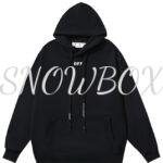 Off white hoodie Black